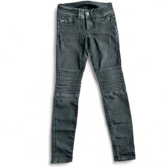 G-Star Raw Lynn Avity Mid Skinny Black Jeans Women’s Size 24/30 - Picture 1 of 17